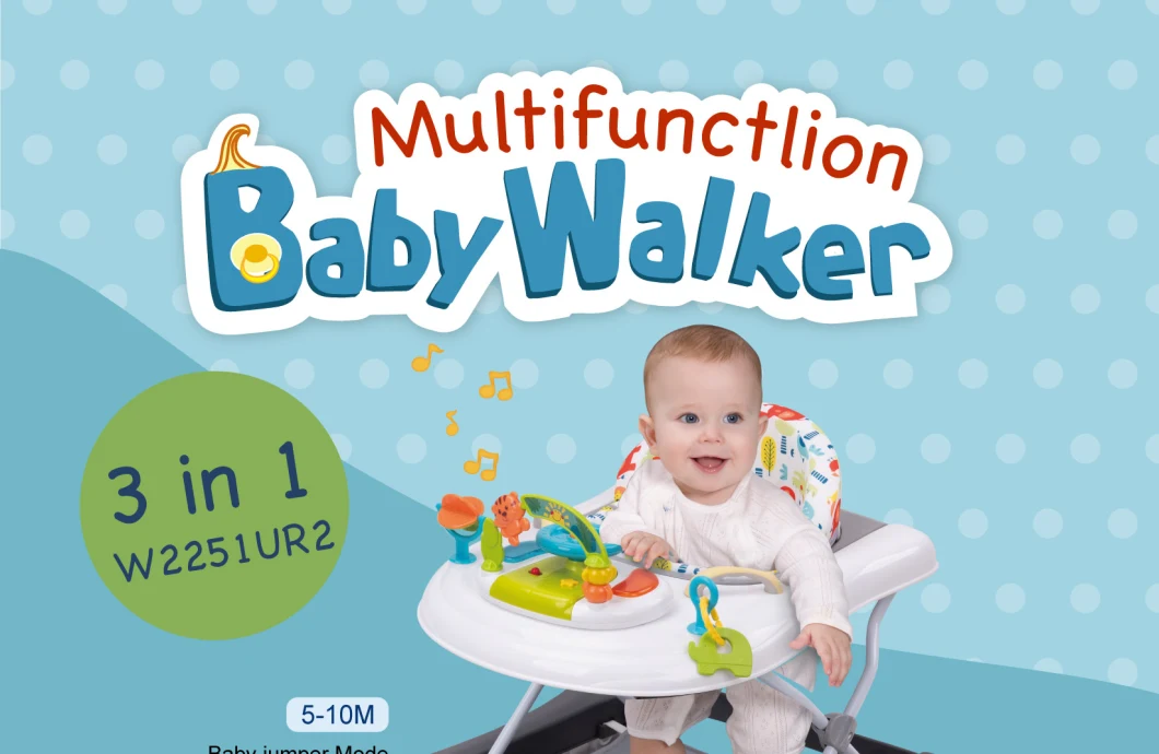 3 in 1 Multifunctional Baby Walker