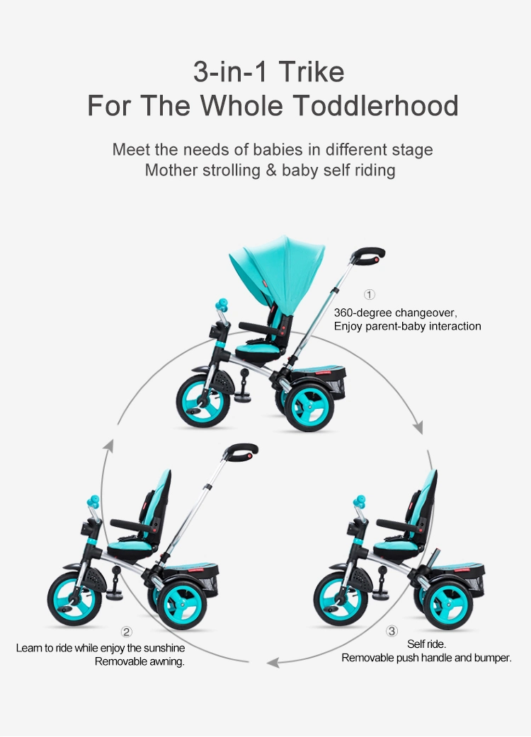 Best Seller Toddler Bike Children Tricycle for 1-6 Years, Kids Tricycle, Children Trike, Baby Trike, Kids Trike