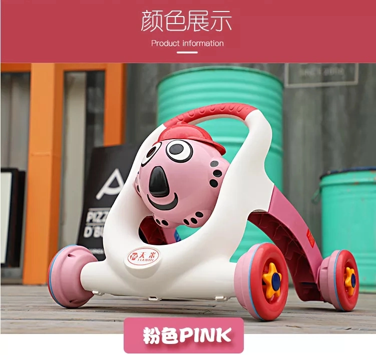 New Design Good Quality Toddler Pushing Walker Toy for Baby Scootering