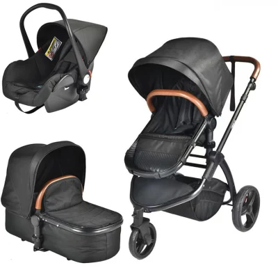 OEM China Hersteller Hot Sale Leichter Luxus-Kinderwagen 3 in 1 Baby Joggy Kinderwagen 3 Räder