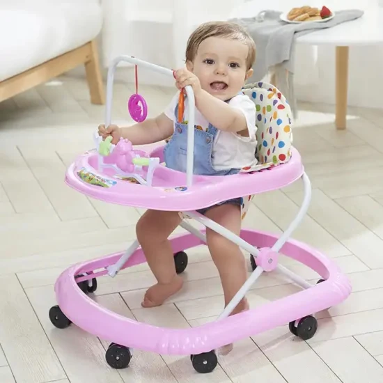 Bestes faltbares Kinder-Gehstuhl-Spielzeug, pädagogischer interaktiver Baby-Lauflernwagen für Kinder