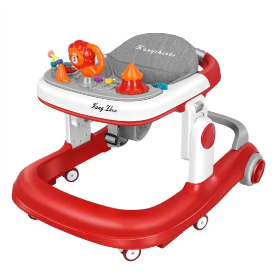 Hochwertiges Baby-Lauflernspielzeug, multifunktional, verstellbar, multifunktionaler 360-Grad-drehbarer Baby-Lauflernwagen