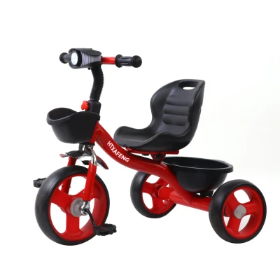 Neue Mode Baby Dreirad Stahl Kinder Dreirad mit Musik/Kunststoff Dreirad für Kinder 1-6 Jahre/Günstige Baby Mini Fahrräder