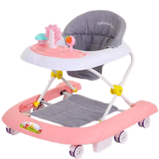 Heißer Verkauf faltbare Baby-Wanderer mit Musik und Lichtern/Multifunktions-Kleinkind-Wanderer-Helfer mit einstellbarer Geschwindigkeit für 6-15 Monate alte Babys