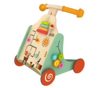 Hölzernes pädagogisches Baby-Großhandelsspielzeug-Hersteller-Lieferanten-Fabrik hölzernes Lauflernspielzeug für Babys und Kinder