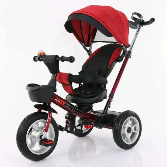 2022 Promotion Baby Dreirad 4 in 1 mit Schiebegriff / Baby Triciclo Kinder / Kinderdreirad Fahrrad Neuestes Modell Kinder Baby Dreirad