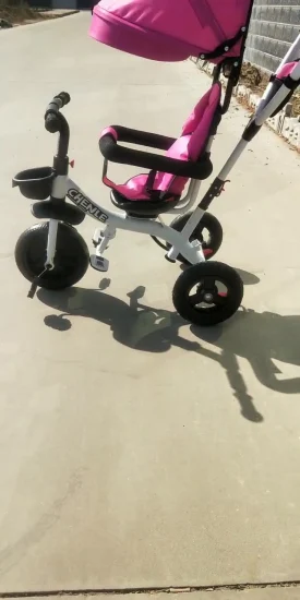 Kinder-Fahrrad aus Kunststoff mit 3 Rädern, Kinder-Reitspielzeug, Dreirad, Kinder-Fahrrad aus Kunststoff, Kinder-Pedal, Smart-Trike, grünes Kinder-Dreirad, Kinder-Pedal-Dreirad, Kinder-Spielzeugauto