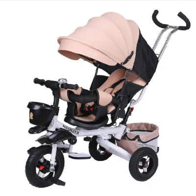 Dreirädriges und faltbares Dreirad für Babys mit Griff für Kleinkinder